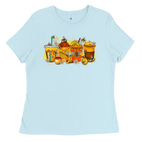 Baby Blue bee drink Ladies Tee - RacoonDesign