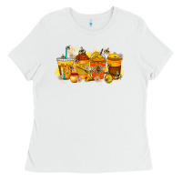 White bee drink Ladies Tee - RacoonDesign