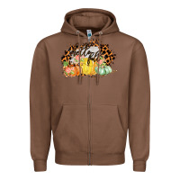 Chestnut Hello fall Zipper Hoodie - Bettercallsaul