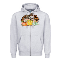 Heather Grey Hello fall Zipper Hoodie - Bettercallsaul