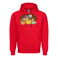 Red Hello fall Zipper Hoodie - Bettercallsaul
