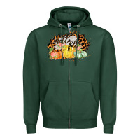 Sports Green Hello fall Zipper Hoodie - Bettercallsaul