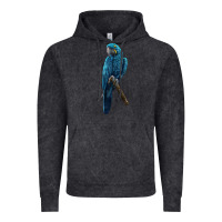 Vintage Arctic Hyacinth Macaw Vintage Hoodie - LillyAllenDesigns