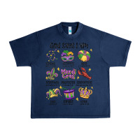 Navy god says i am mardi gras Urban Heavy Tee - MaliasSmallBusiness