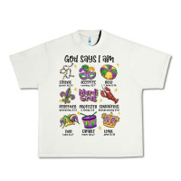 Pistachio god says i am mardi gras Urban Heavy Tee - MaliasSmallBusiness