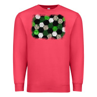 Cardinal Soccer leopard glitter background Premium Sweatshirt - HowdyJamesFarm