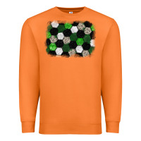 Carrot Soccer leopard glitter background Premium Sweatshirt - HowdyJamesFarm