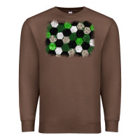 Chestnut Soccer leopard glitter background Premium Sweatshirt - HowdyJamesFarm