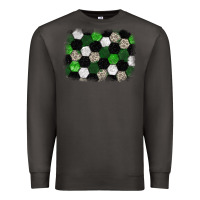 Smoke Soccer leopard glitter background Premium Sweatshirt - HowdyJamesFarm