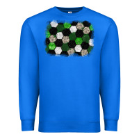 True Royal Soccer leopard glitter background Premium Sweatshirt - HowdyJamesFarm
