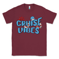 Burgundy cruise vibes Classic Tee - MaliasSmallBusiness