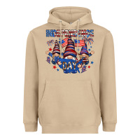 Mushroom Independence Day with gnomies Heavyweight Hoodie - HowdyJamesFarm