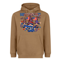 Toasted Coconut Independence Day with gnomies Heavyweight Hoodie - HowdyJamesFarm