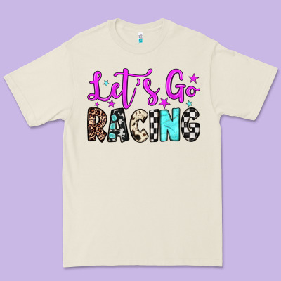 Let's Go Racing Premium Tee Designed By Jahusdesignshop