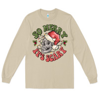 Mushroom so merry it's scary Long Sleeve Tee - MaliasSmallBusiness