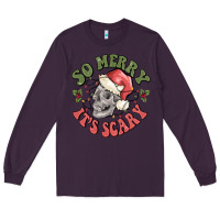 Plum so merry it's scary Long Sleeve Tee - MaliasSmallBusiness