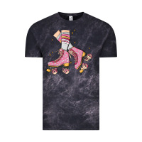 Cloud Black skate Vintage Tee - MaliasSmallBusiness