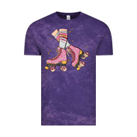 Cloud Purple skate Vintage Tee - MaliasSmallBusiness