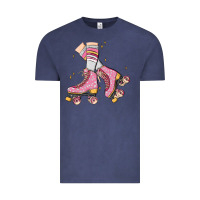 Vintage Denim skate Vintage Tee - MaliasSmallBusiness