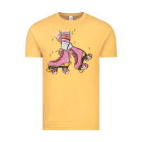 Vintage Mustard skate Vintage Tee - MaliasSmallBusiness