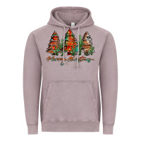 Vintage Zinc western christmas trees merry christmas Vintage Hoodie - Jasminsmagicworld