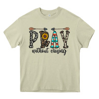 Mossy pray whithout crasing Heavy Core Tee - CowhideDigitalArt