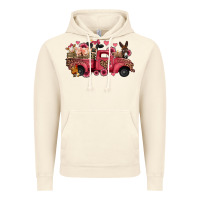 Vintage Artic valentines day leopard farm animals truck Vintage Hoodie - Jasminsmagicworld