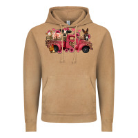 Valentines Day Leopard Farm Animals Truck Vintage Hoodie | Teevron
