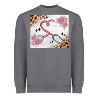 Storm customized leopard floral nurse Heavyweight Sweatshirt - MaliasSmallBusiness