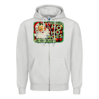 Dove Grey Funny Christmas Santa Zipper Hoodie - Bettercallsaul