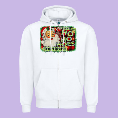 Funny Christmas Santa Zipper Hoodie Designed By Bettercallsaul