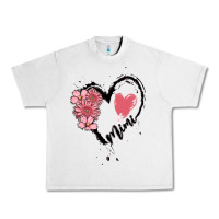 Lunar Rock mimi flower heart Urban Heavy Tee - MaliasSmallBusiness