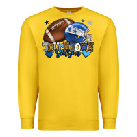 Lemon Touchdown season American Football blue team color Premium Sweatshirt - HowdyJamesFarm