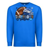 True Royal Touchdown season American Football blue team color Premium Sweatshirt - HowdyJamesFarm
