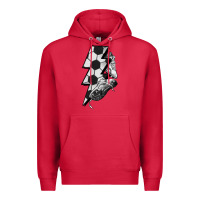 Cardinal Lightning bolt Soccer Premium Hoodie - HowdyJamesFarm