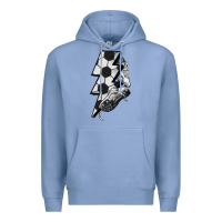 Colony Blue Lightning bolt Soccer Premium Hoodie - HowdyJamesFarm