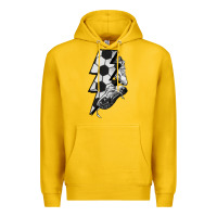 Lemon Lightning bolt Soccer Premium Hoodie - HowdyJamesFarm