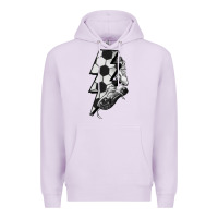 Lilac Lightning bolt Soccer Premium Hoodie - HowdyJamesFarm