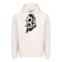 Pale Pink Lightning bolt Soccer Premium Hoodie - HowdyJamesFarm