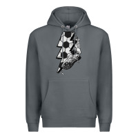 Rock Lightning bolt Soccer Premium Hoodie - HowdyJamesFarm
