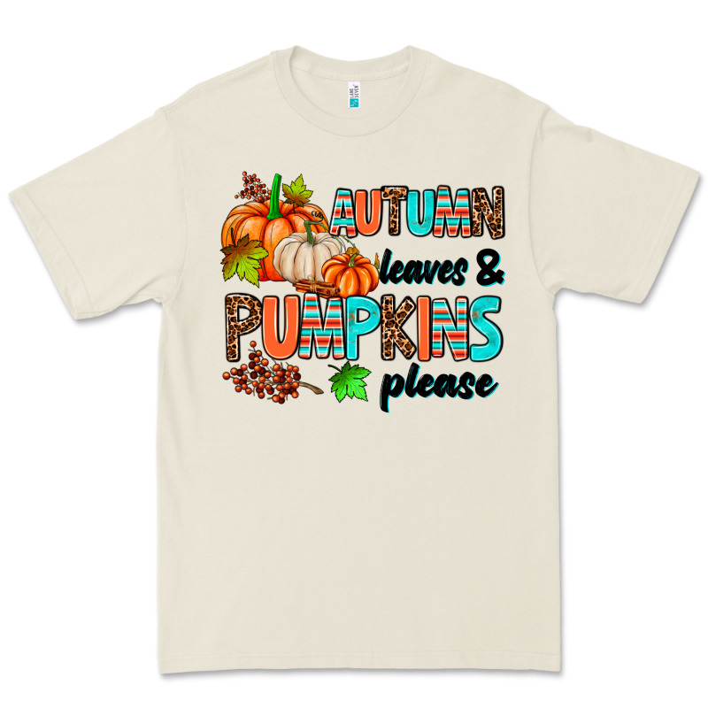 Autumn Leaves Pumpkin Please Premium Tee by AdoDesignShop | Teevron