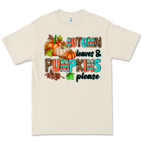Bone autumn leaves pumpkin please Premium Tee - AdoDesignShop
