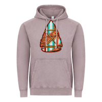 Vintage Zinc turquoise serape tooled leather arrowhead Vintage Hoodie - Jasminsmagicworld