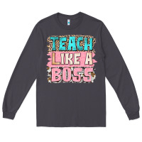 Smoke teach like a boss Long Sleeve Tee - NancyCooperArtShop