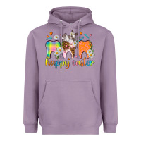 Lavender Happy Easter Dental Easter Day Heavyweight Hoodie - HowdyJamesFarm