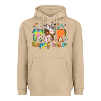 Mushroom Happy Easter Dental Easter Day Heavyweight Hoodie - HowdyJamesFarm