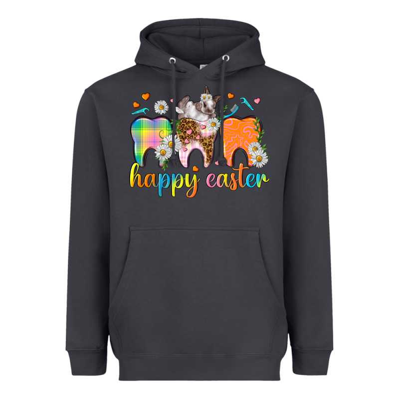 Happy Easter Dental Easter Day Heavyweight Hoodie by HowdyJamesFarm | Teevron