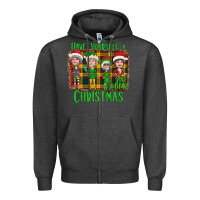 Charcoal Heather Have Yourself a Very Golden Christmas Zipper Hoodie - Bettercallsaul