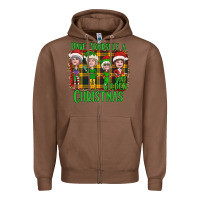 Chestnut Have Yourself a Very Golden Christmas Zipper Hoodie - Bettercallsaul