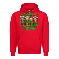 Have Yourself A Very Golden Christmas Zipper Hoodie | Teevron